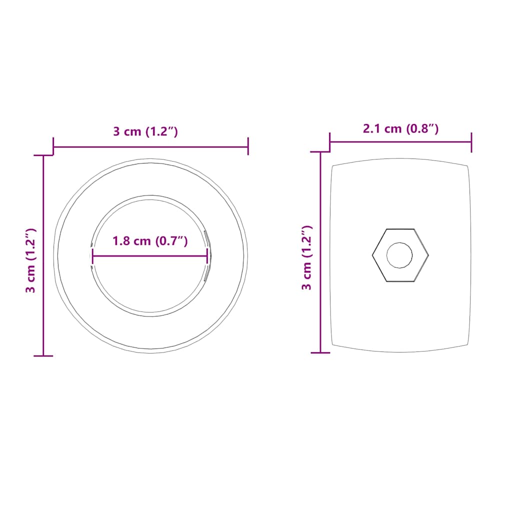 Tafelvoetbal Lager 10 pcs Zwart 3 x 3 x 2,1 cm PP is nu te koop bij PeponiXL, paradijselijk wonen!