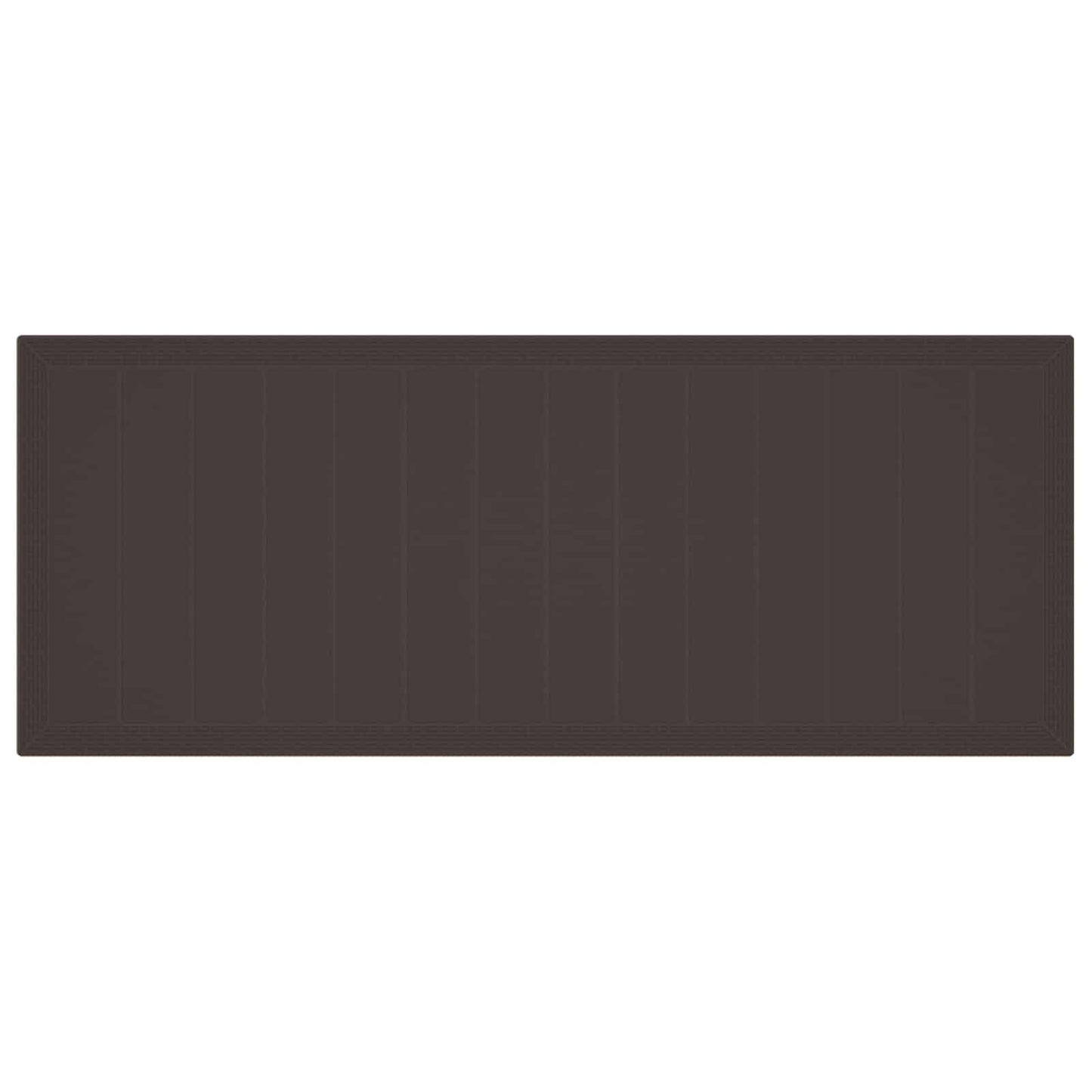 Tuinstafel Bruin 250 x 100 x 73 cm poly rattan is nu te koop bij PeponiXL, paradijselijk wonen!