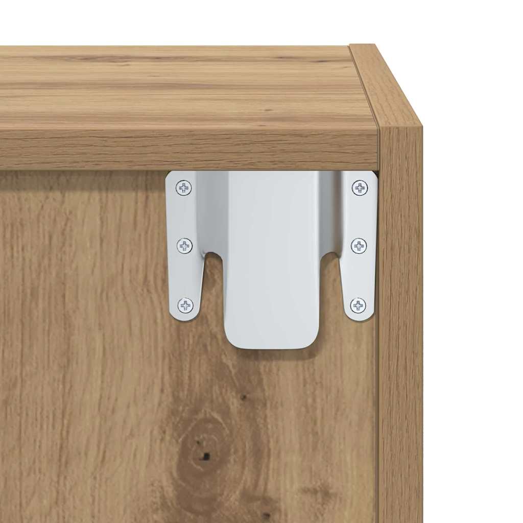 Tv-meubelset Artisan Eiken 37 x 37 x 72 cm Bewerkt hout is nu te koop bij PeponiXL, paradijselijk wonen!