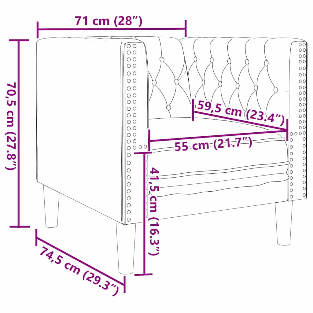 Woonkamer Bank 3 pcs Lichtgrijs 194 x 74,5 x 70,5 cm Fluweel is nu te koop bij PeponiXL, paradijselijk wonen!
