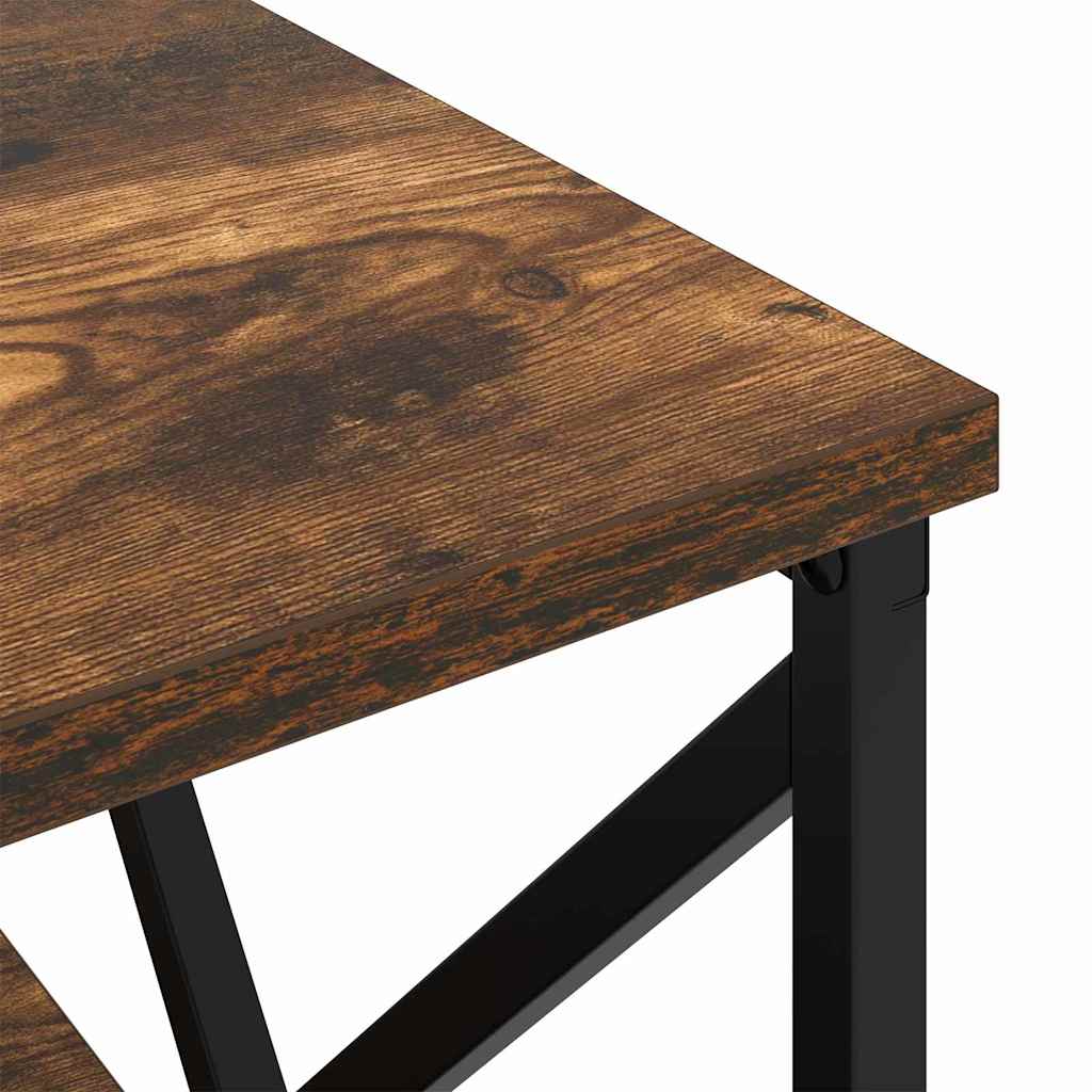 Nachtkastje met lade 2 pcs Gerookt eiken 41,5 x 40,5 x 55 cm is nu te koop bij PeponiXL, paradijselijk wonen!