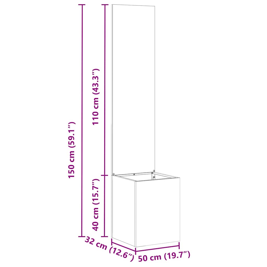 Tuin Privacy Screen Fretwerk Zilver 32 x 140 cm Roestvrij staal is nu te koop bij PeponiXL, paradijselijk wonen!