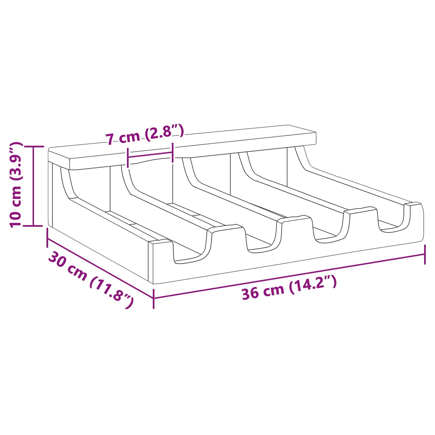 Koffer Bruin 36 x 30 x 10 cm Massief Mahoniehout