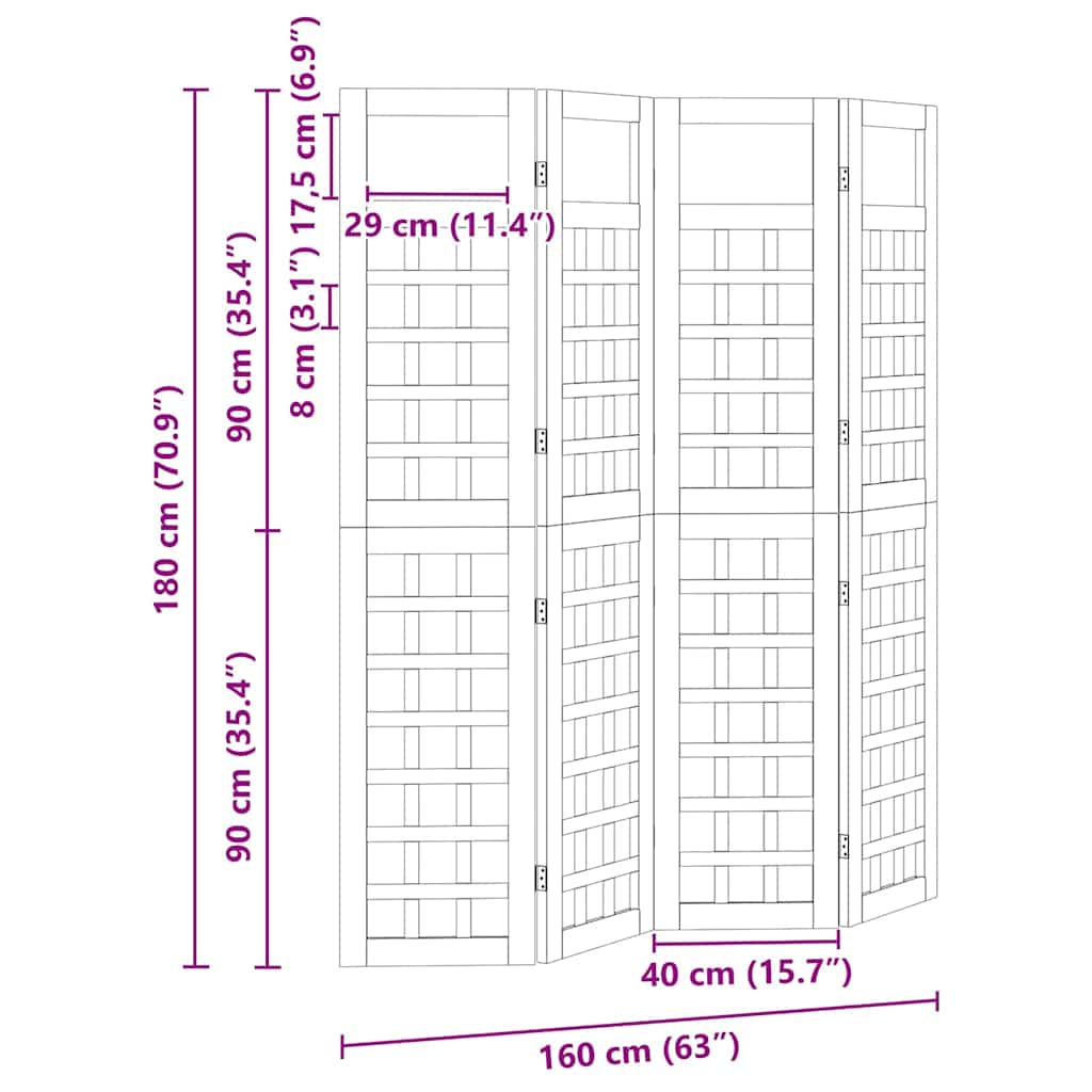 Privacyscherm Honingbruin 160 x 180 cm Massief Vurenhout is nu te koop bij PeponiXL, paradijselijk wonen!