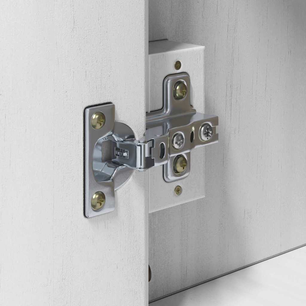 Badkamermeubelset met lade FLORO 2 pcs Wit Massief Vurenhout is nu te koop bij PeponiXL, paradijselijk wonen!