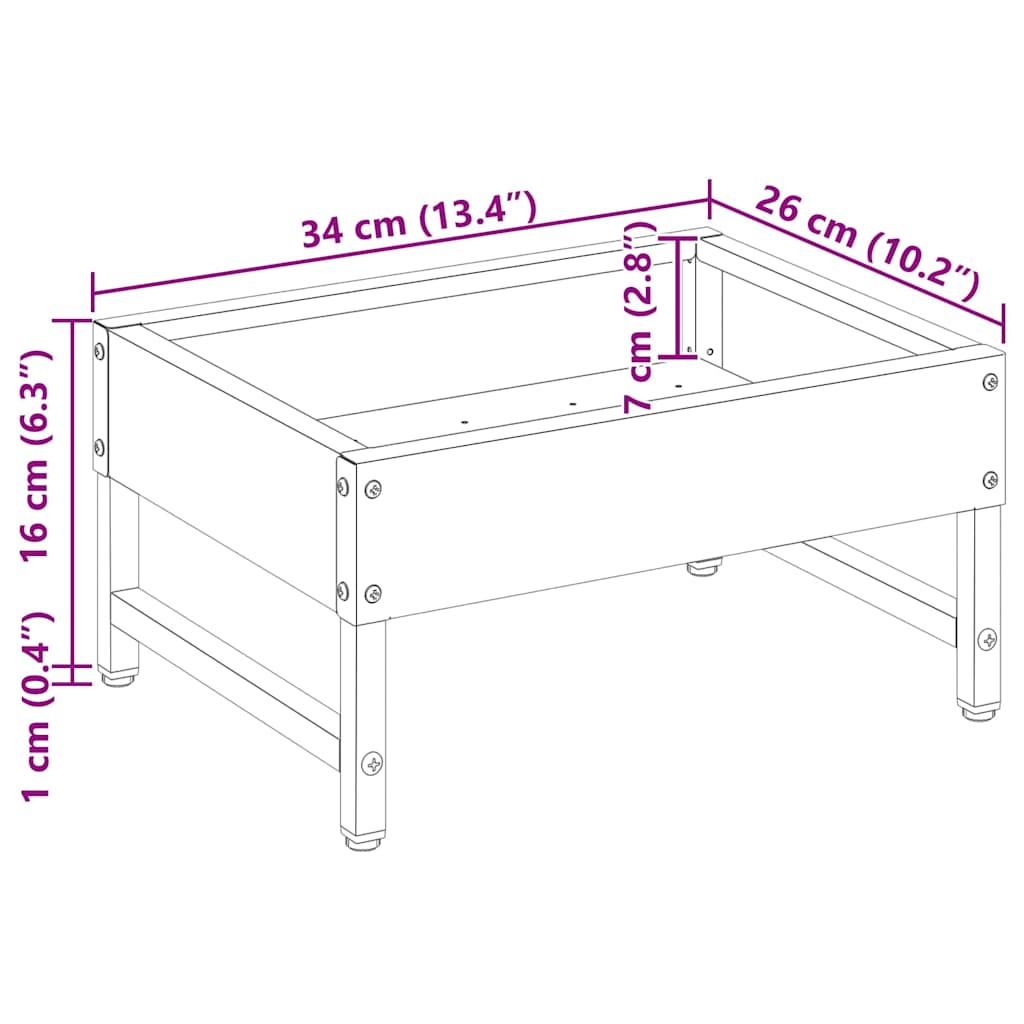Vogeleter Zwart 80 x 28 x 13.5 cm Koudgewalst Staal is nu te koop bij PeponiXL, paradijselijk wonen!