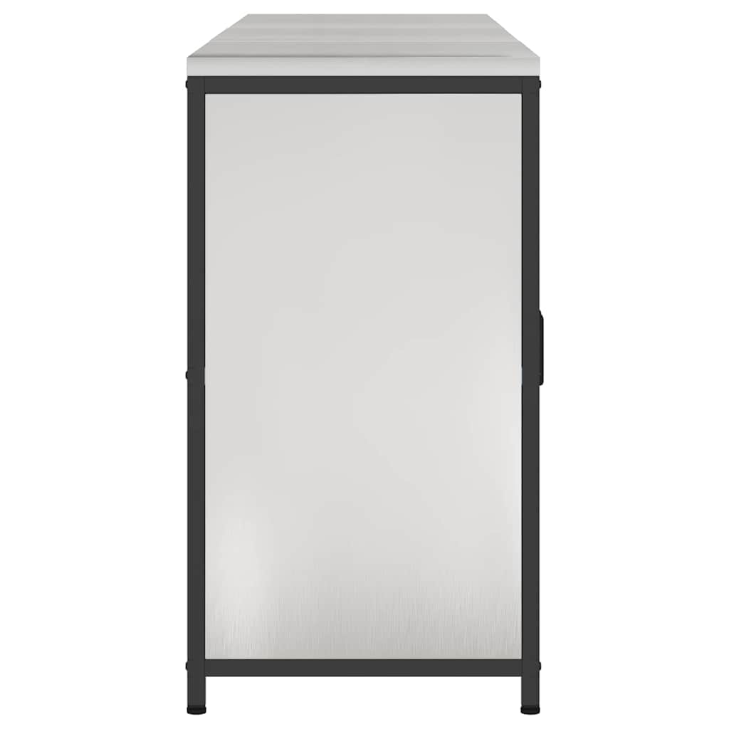 Keukenopslag set met plank 3 pcs Zilver Roestvrij staal is nu te koop bij PeponiXL, paradijselijk wonen!