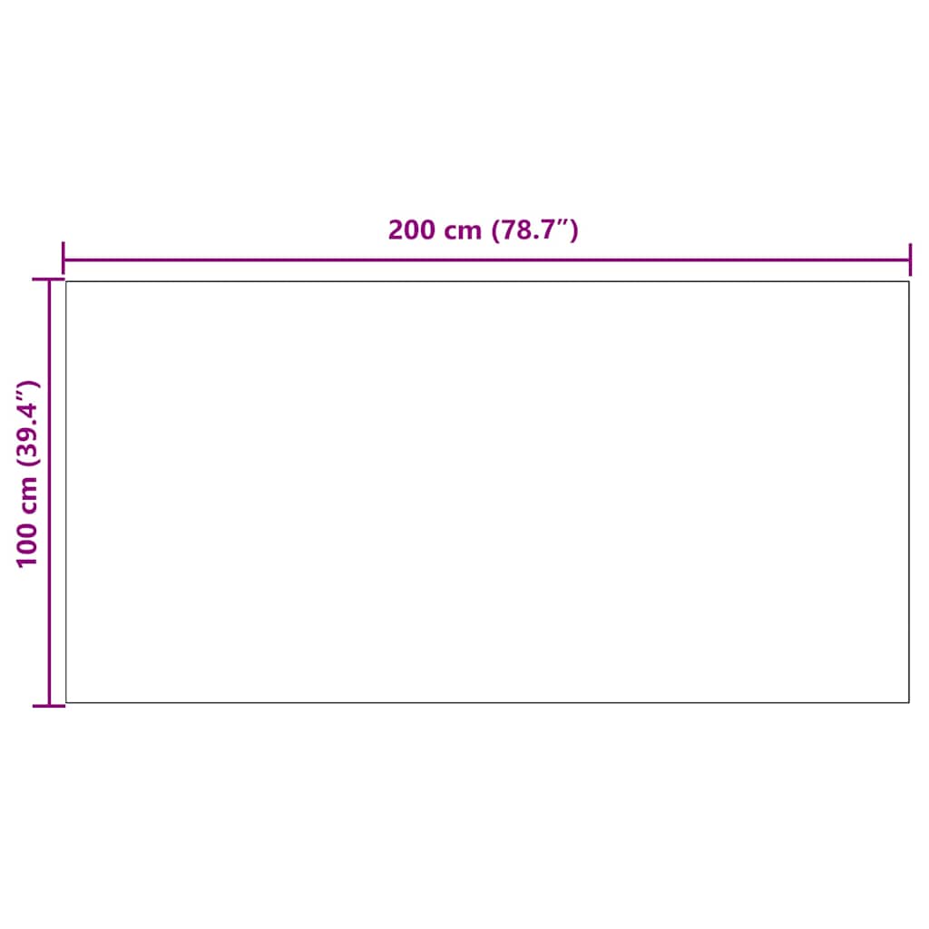 Tapijt Loper Lichtgrijs 100 x 200 cm Stof is nu te koop bij PeponiXL, paradijselijk wonen!