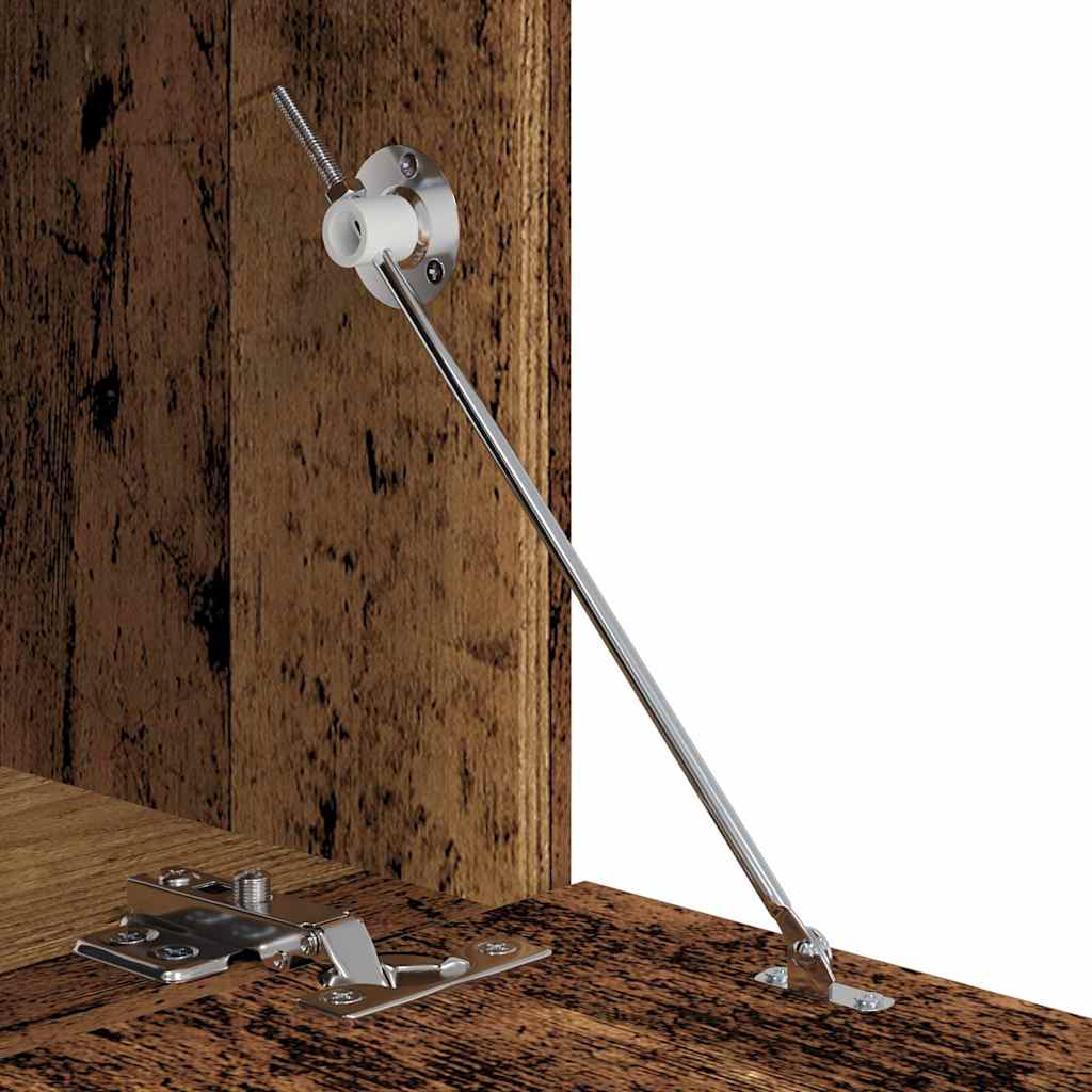 Tv-meubelset Wandgemonteerd 4 pcs Oud Hout Bewerkt hout is nu te koop bij PeponiXL, paradijselijk wonen!