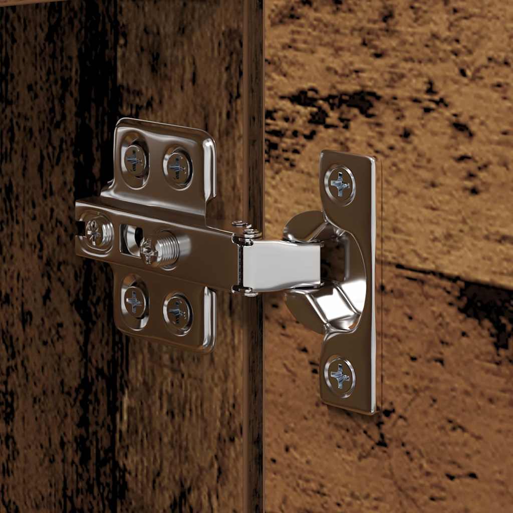 TV Eenheden Wandgemonteerd 4 pcs Oud Hout Bewerkt hout is nu te koop bij PeponiXL, paradijselijk wonen!