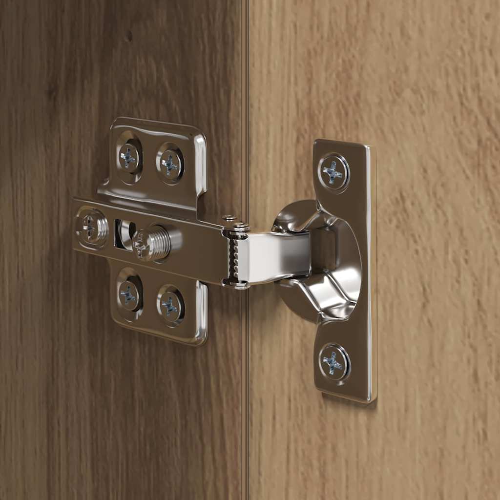 TV Eenheden Wandgemonteerd 4 pcs Artisan Eiken Bewerkt hout is nu te koop bij PeponiXL, paradijselijk wonen!