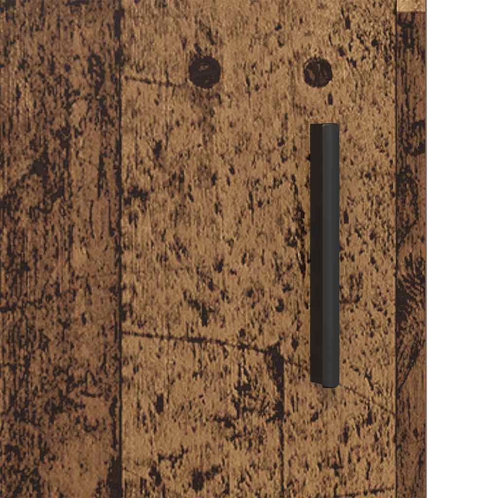 Badkamer wastafelkast Oud Hout 65 x 33 x 60 cm Bewerkt hout is nu te koop bij PeponiXL, paradijselijk wonen!