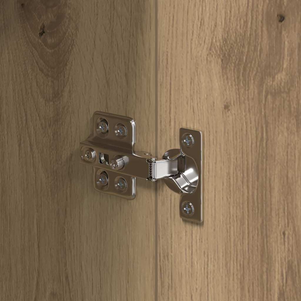 Dressoir Artisan Eiken 70 x 34 x 90 cm Bewerkt hout is nu te koop bij PeponiXL, paradijselijk wonen!