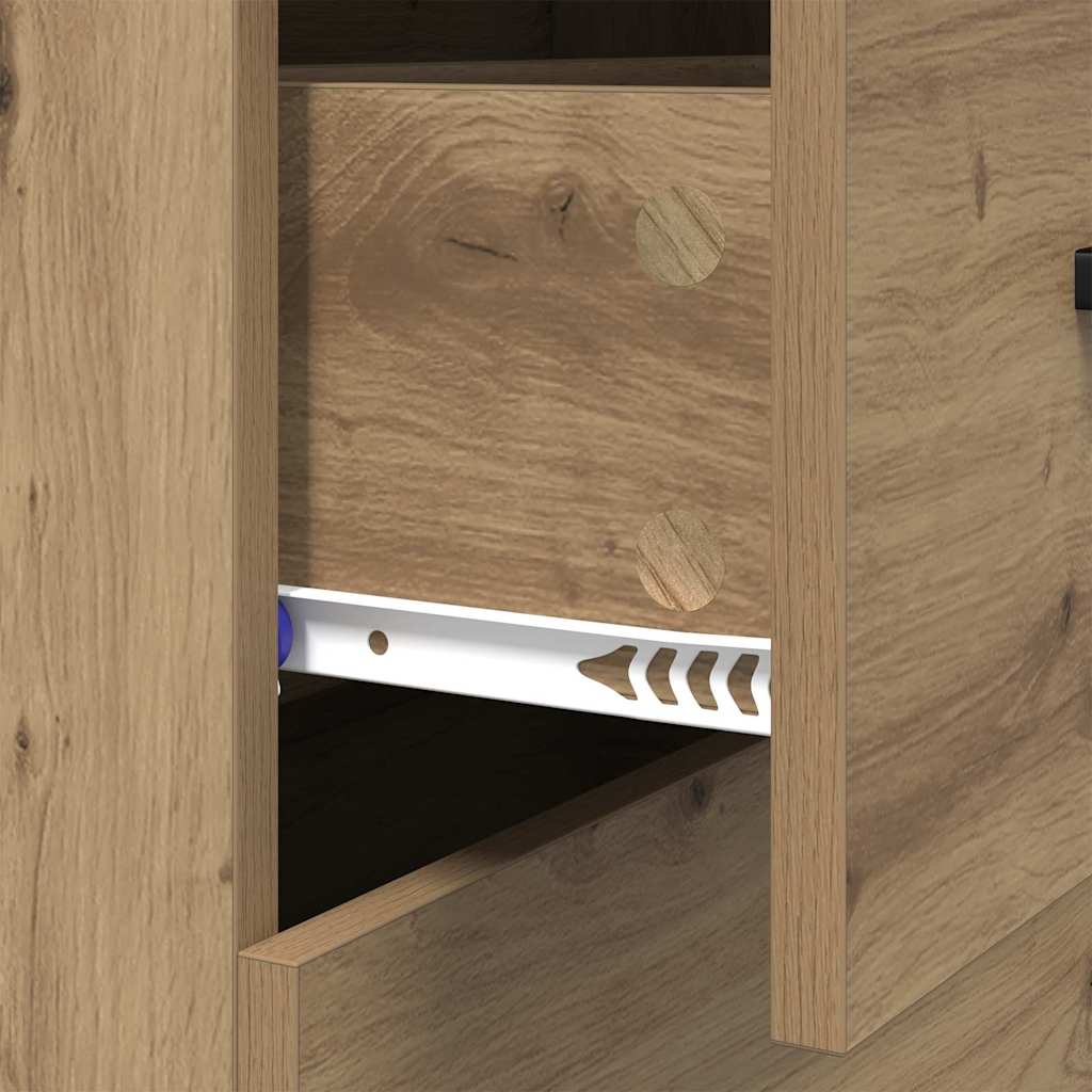 Dressoir met lade Artisan Eiken 69,5 x 34 x 90 cm is nu te koop bij PeponiXL, paradijselijk wonen!