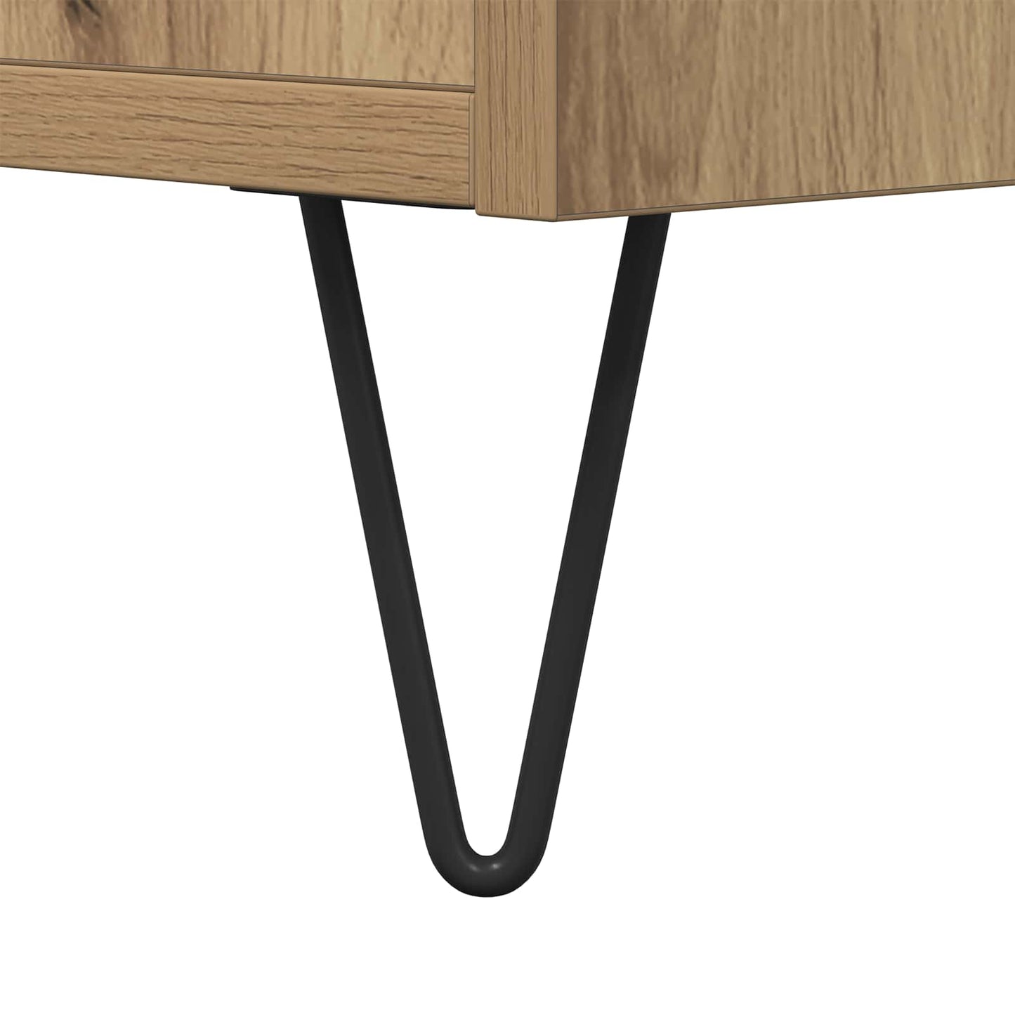 Dressoir artisanaal eikenkleurig 34 x 34.5 x 90 cm Bewerkt hout is nu te koop bij PeponiXL, paradijselijk wonen!