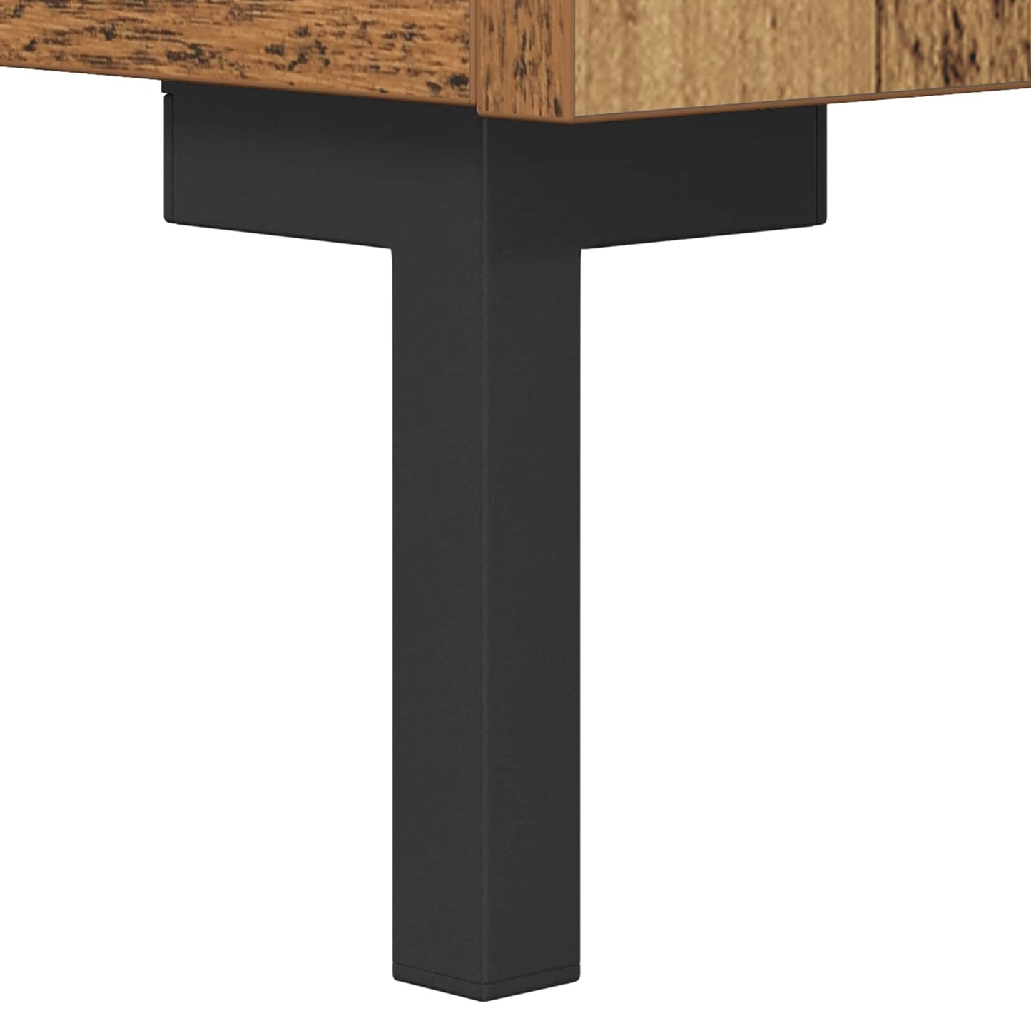 Dressoir Oud Hout 69,5 x 34 x 90 cm Gemonteerd hout en ijzer is nu te koop bij PeponiXL, paradijselijk wonen!