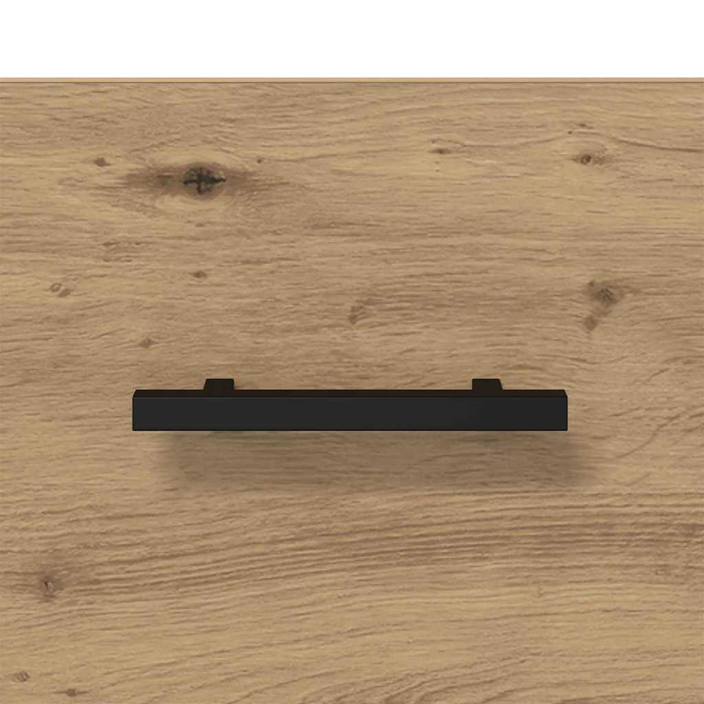 Nachtkastje 2 pcs Artisan Eiken 40 x 35 x 47,5 cm Bewerkt hout is nu te koop bij PeponiXL, paradijselijk wonen!
