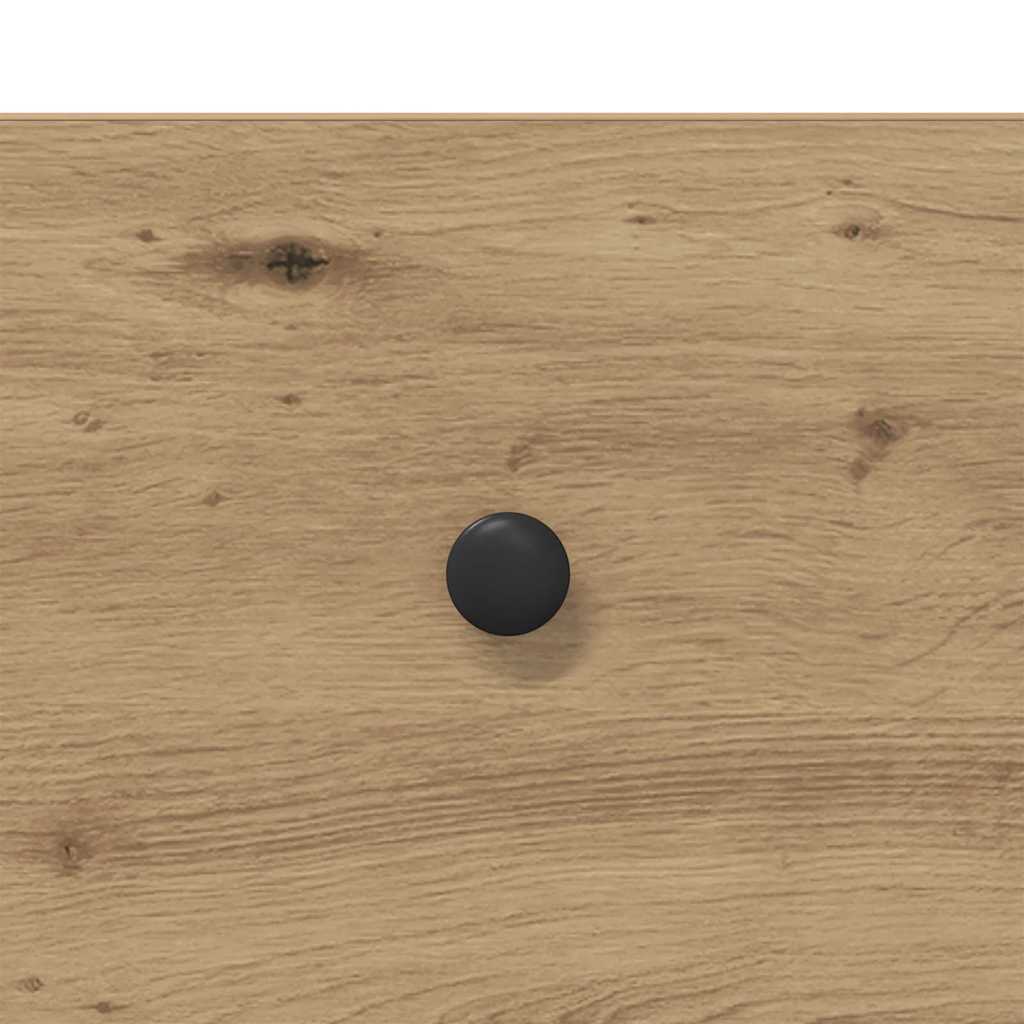 Salontafel Artisan Eiken 70 x 50 x 54,5 cm Bewerkt hout is nu te koop bij PeponiXL, paradijselijk wonen!