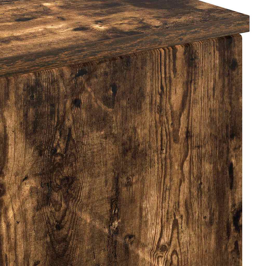 Badkamer Kast met opslag Gerookt eiken 60 x 35 x 80 cm is nu te koop bij PeponiXL, paradijselijk wonen!