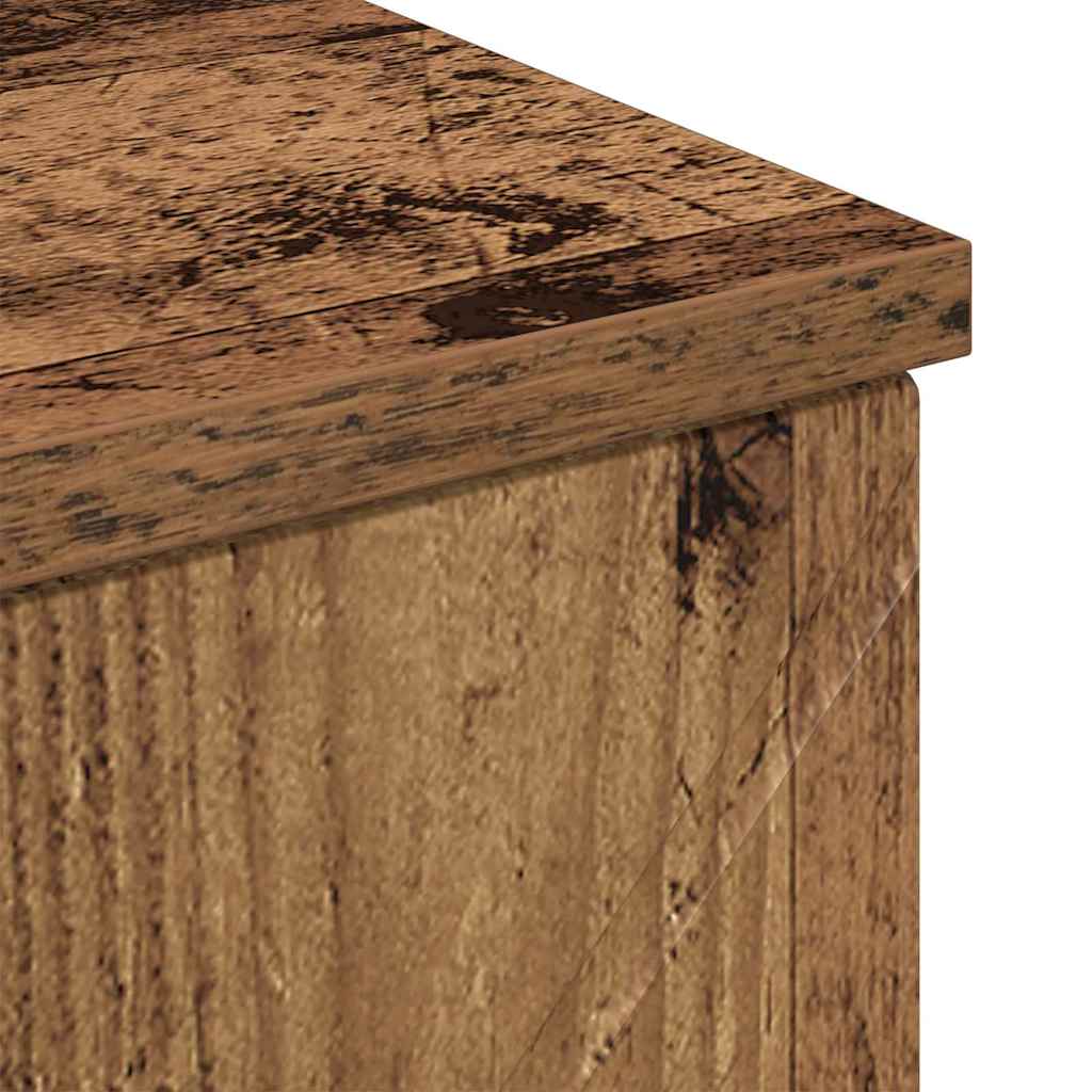 Badkamer Kast Oud Hout 30 x 35 x 80 cm Bewerkt hout & Metaal is nu te koop bij PeponiXL, paradijselijk wonen!