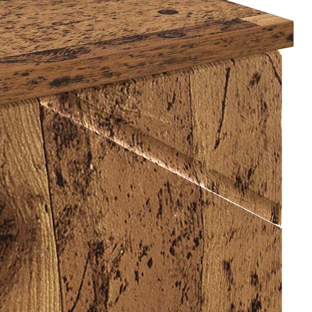 Badkamer Kast Oud Hout 30 x 35 x 192 cm Bewerkt hout & Metaal is nu te koop bij PeponiXL, paradijselijk wonen!