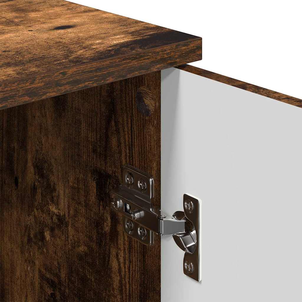 Badkamer Kast Wandgemonteerd Gerookt eiken 30 x 31,5 x 61 cm is nu te koop bij PeponiXL, paradijselijk wonen!