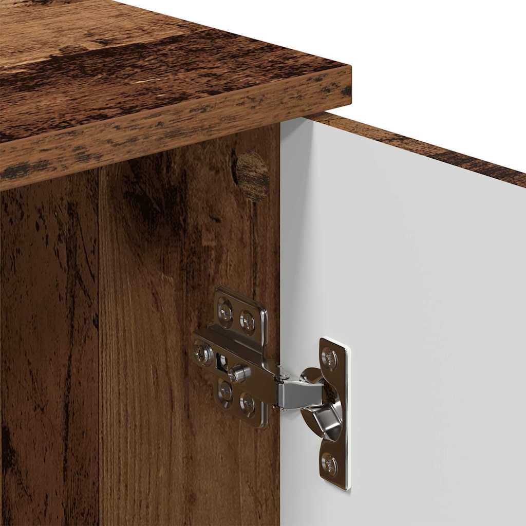 Badkamer Kast Oud Hout 30 x 31,5 x 61 cm Bewerkt hout & Metaal is nu te koop bij PeponiXL, paradijselijk wonen!