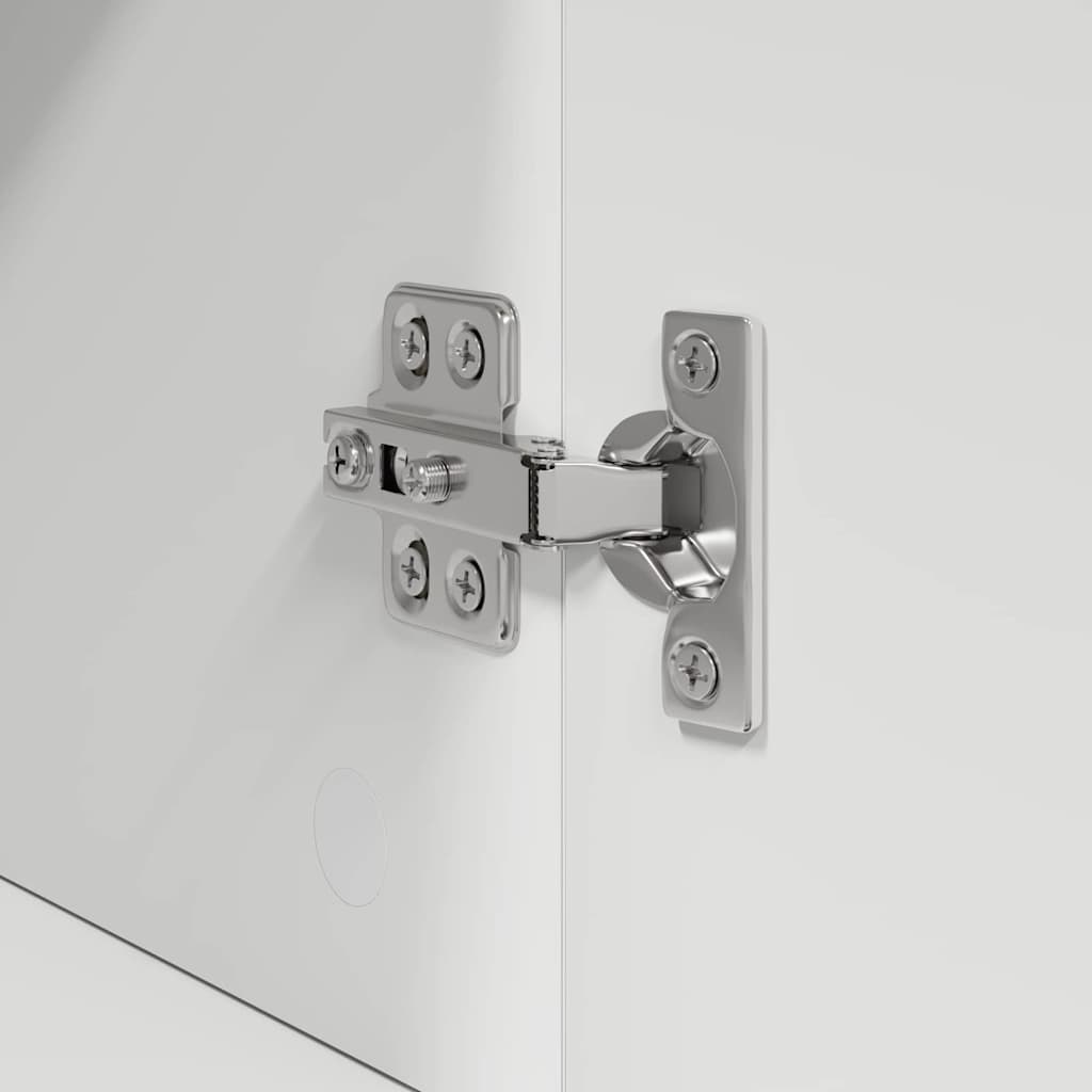 Badkamerkastenset TULUM Wit 37 x 31,5 x 82 cm Bewerkt hout is nu te koop bij PeponiXL, paradijselijk wonen!