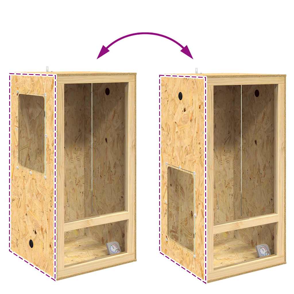 Terrarium Bruin 50 x 50 x 100 cm OSB is nu te koop bij PeponiXL, paradijselijk wonen!