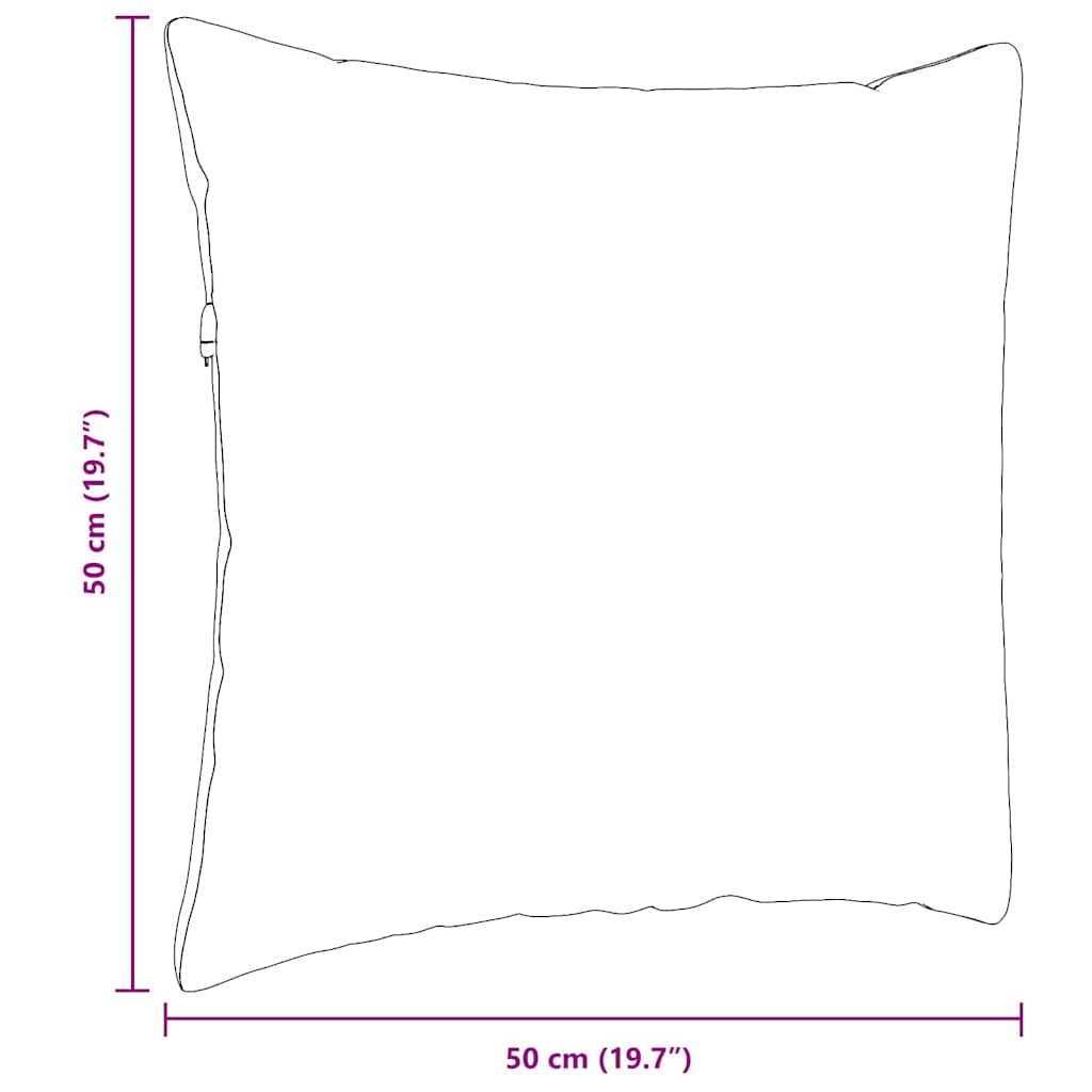 Sofa Kussens 2 stuks Beige 50 x 50 cm Stof is nu te koop bij PeponiXL, paradijselijk wonen!