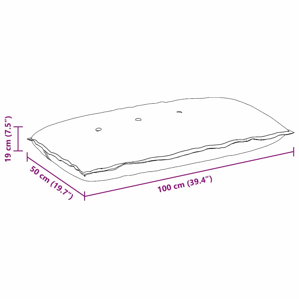 Rugkussen Crème 100 x 50 cm Cordstof is nu te koop bij PeponiXL, paradijselijk wonen!