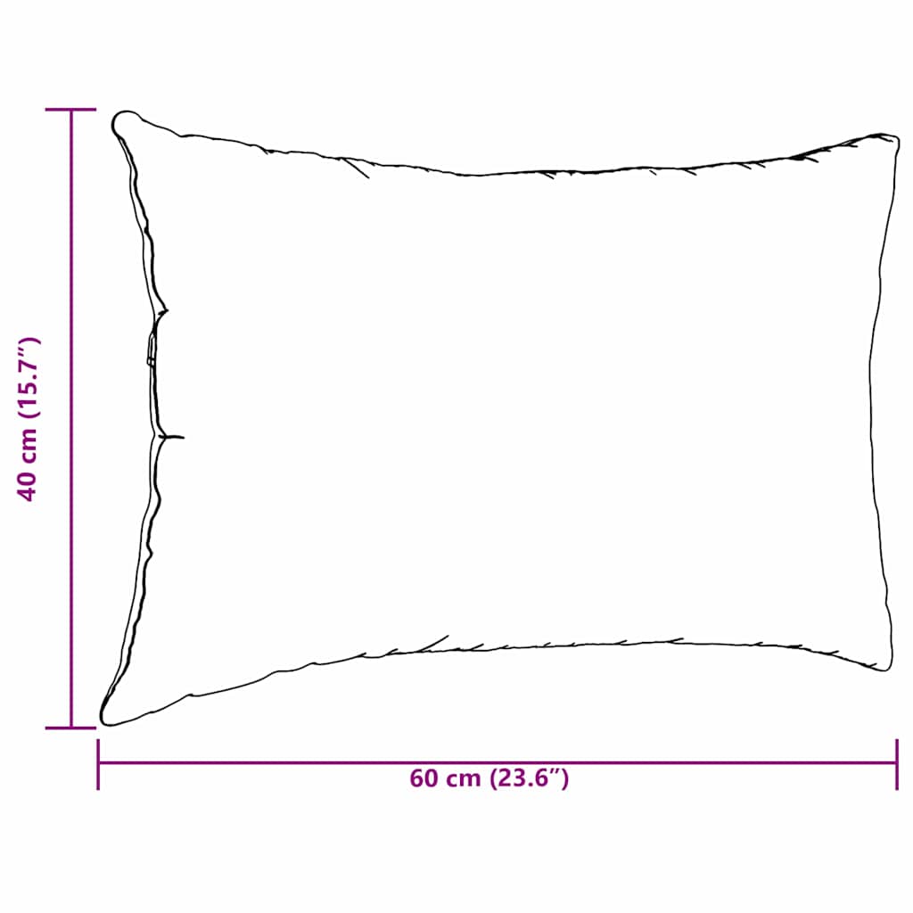 Sofa Kussens 2 stuks Roze 60 x 40 cm Cordstof is nu te koop bij PeponiXL, paradijselijk wonen!