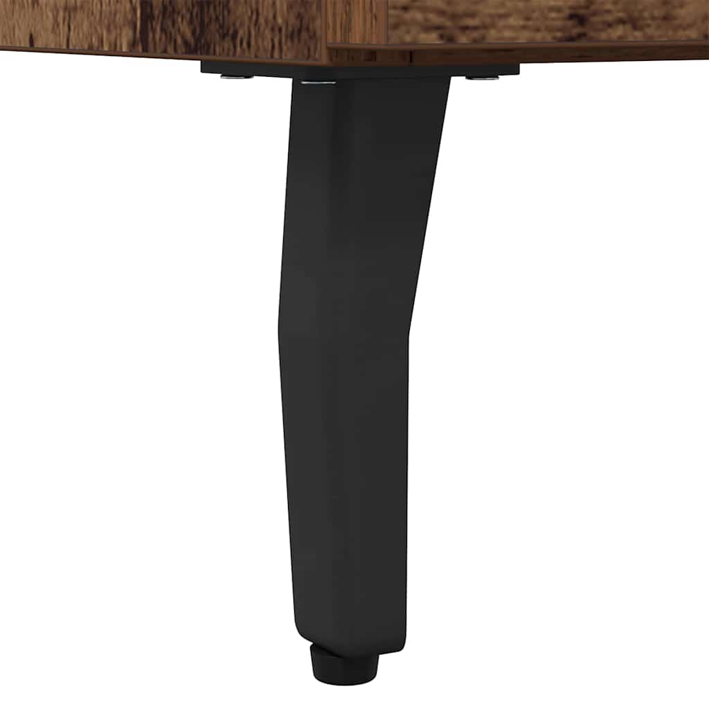 Nachtkastje 2 pcs Oudhout 40 x 35 x 47,5 cm Bewerkt hout is nu te koop bij PeponiXL, paradijselijk wonen!
