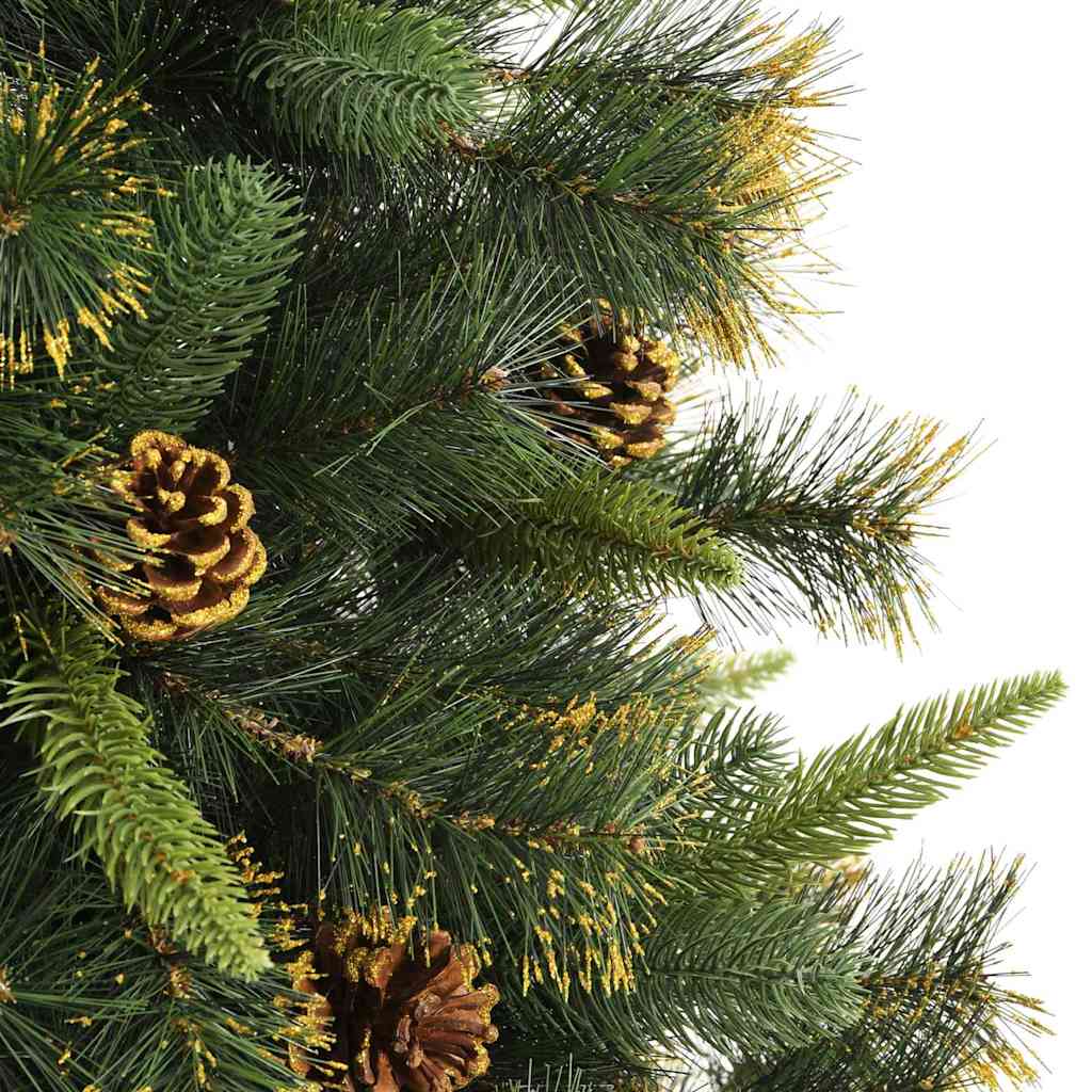 Kunstmatige Scharnier Kerstboom met Cones Groen 180 cm is nu te koop bij PeponiXL, paradijselijk wonen!