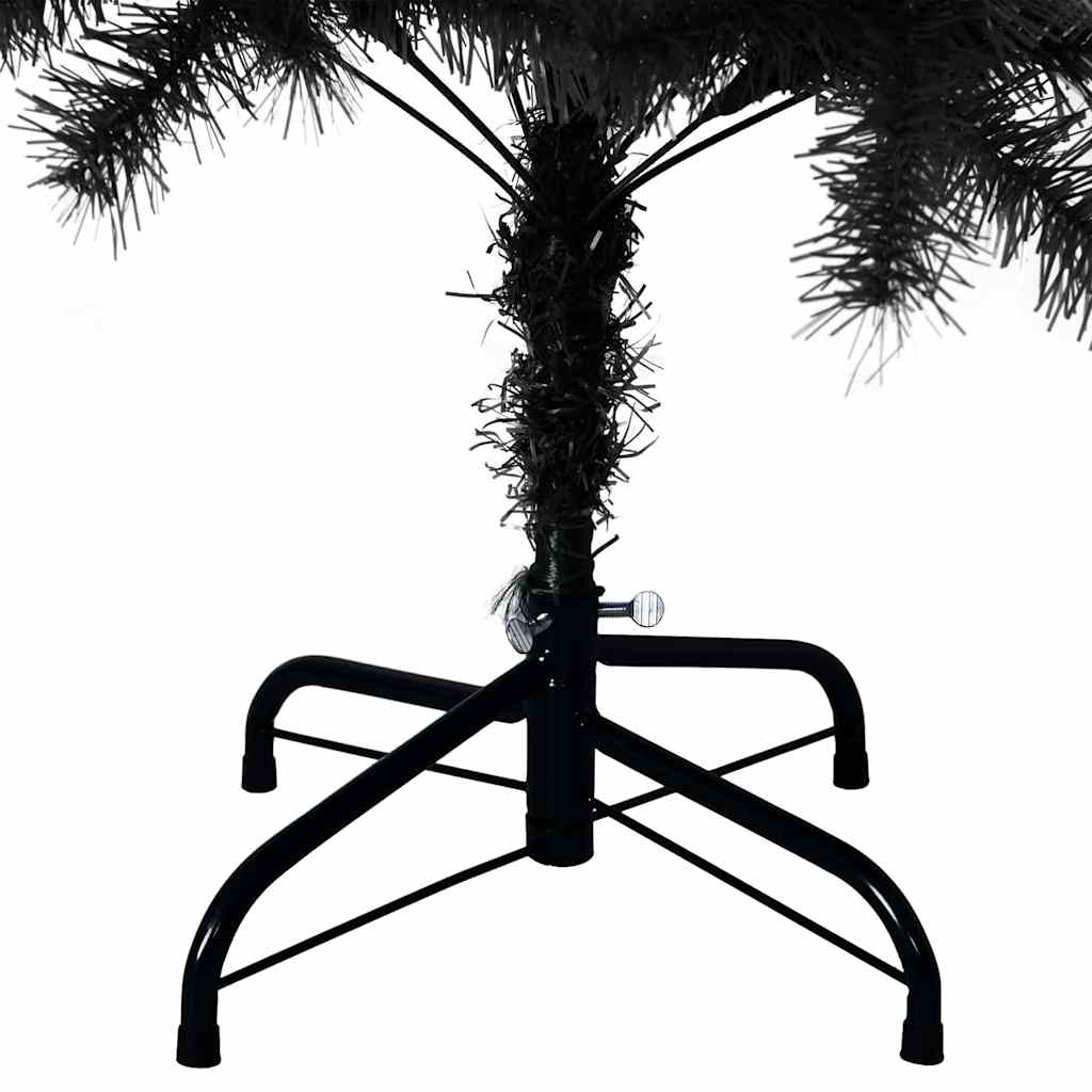 Kerstboom met 150 LED met standaard Zwart 150 cm PVC is nu te koop bij PeponiXL, paradijselijk wonen!