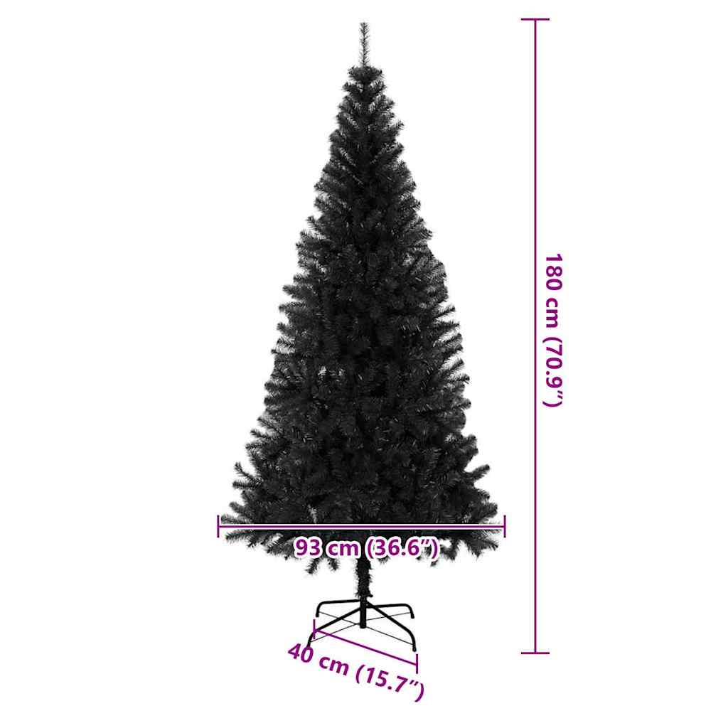 Kerstboom met 300 LED met standaard Zwart 180 cm PVC is nu te koop bij PeponiXL, paradijselijk wonen!