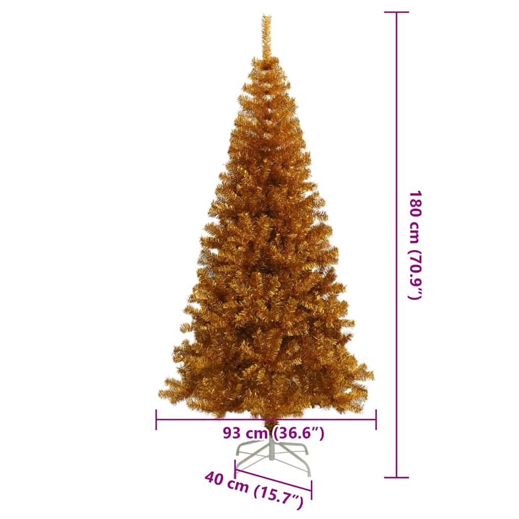Kerstboom met 300 LED met standaard Goud 180 cm PET is nu te koop bij PeponiXL, paradijselijk wonen!