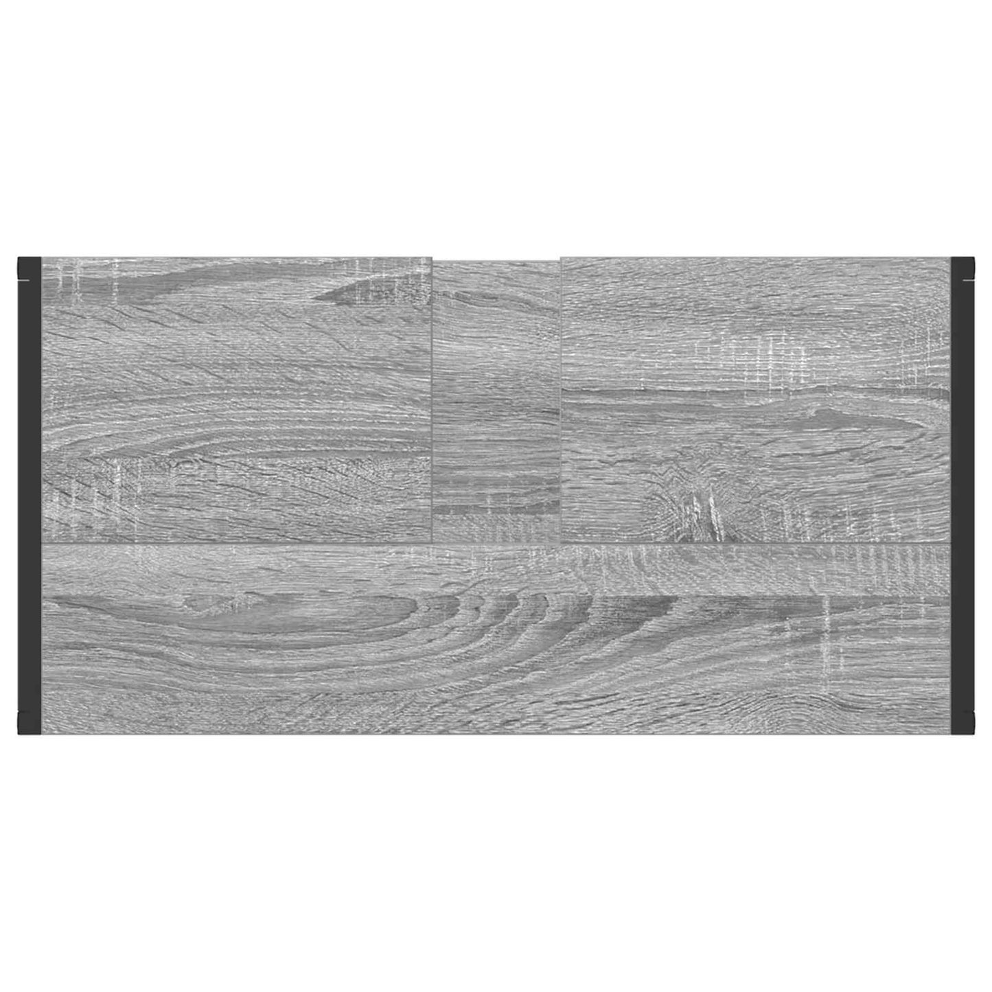 Badkamermeubelset met lade met plank Grijs Sonoma Bewerkt hout is nu te koop bij PeponiXL, paradijselijk wonen!