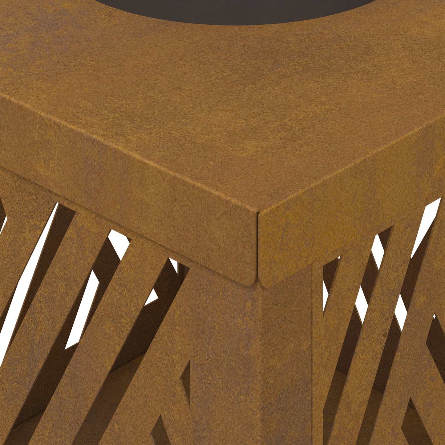 Solar LED Pad Licht Visgraat 2 pcs Cortenstaal Cortenstaal is nu te koop bij PeponiXL, paradijselijk wonen!