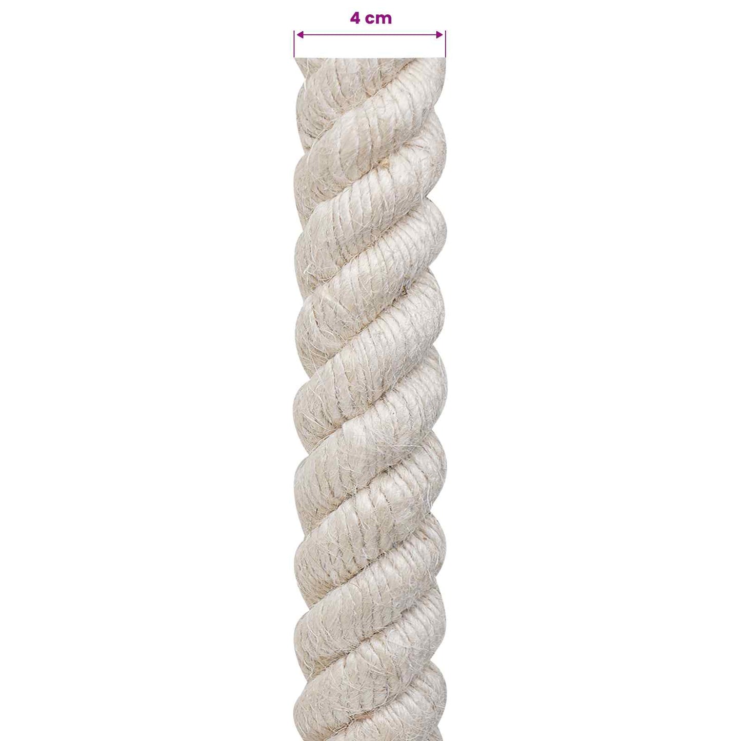 Jute Touw 40 Wit 100% Tossa jute is nu te koop bij PeponiXL, paradijselijk wonen!