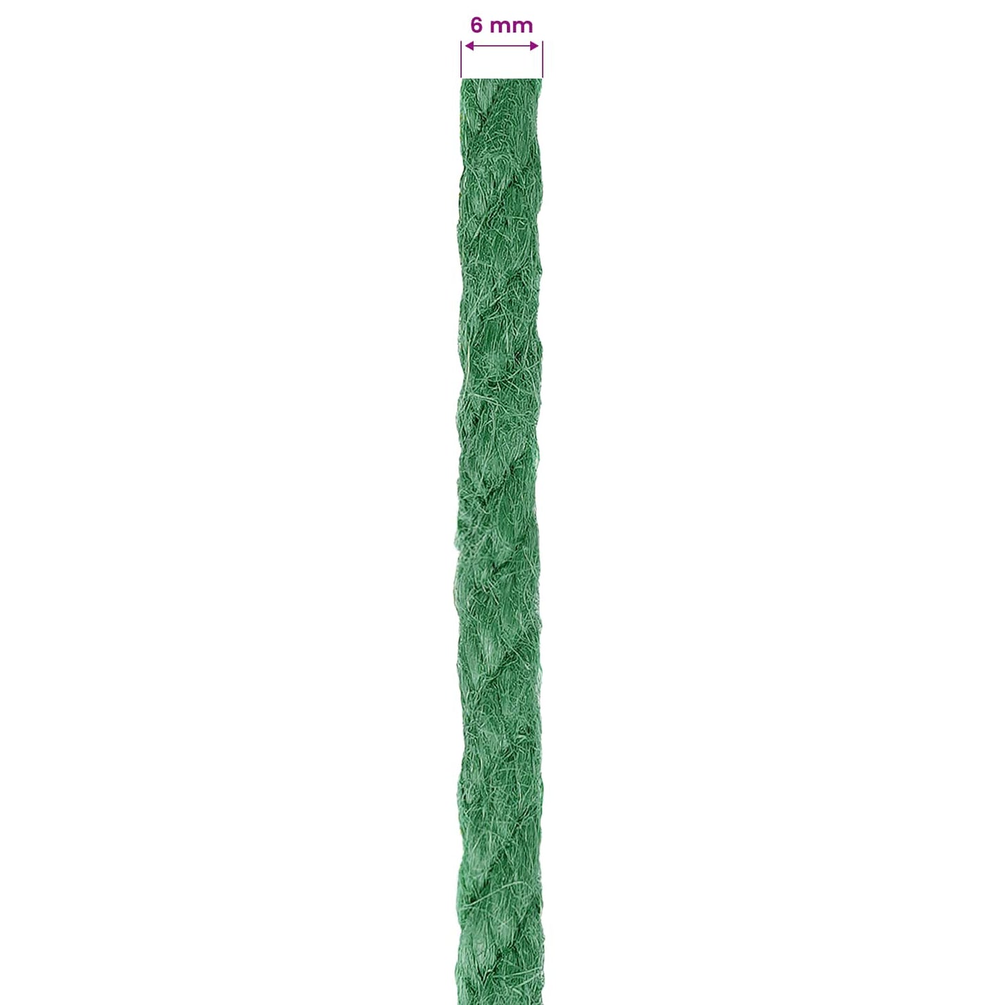 Jute Touw Groen 100% Tossa jute