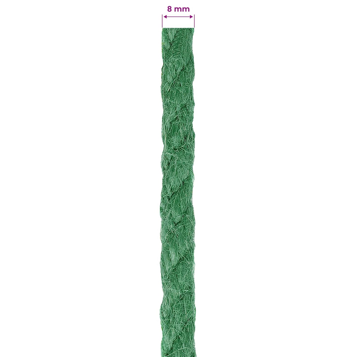 Jute Touw Groen 100% Tossa jute