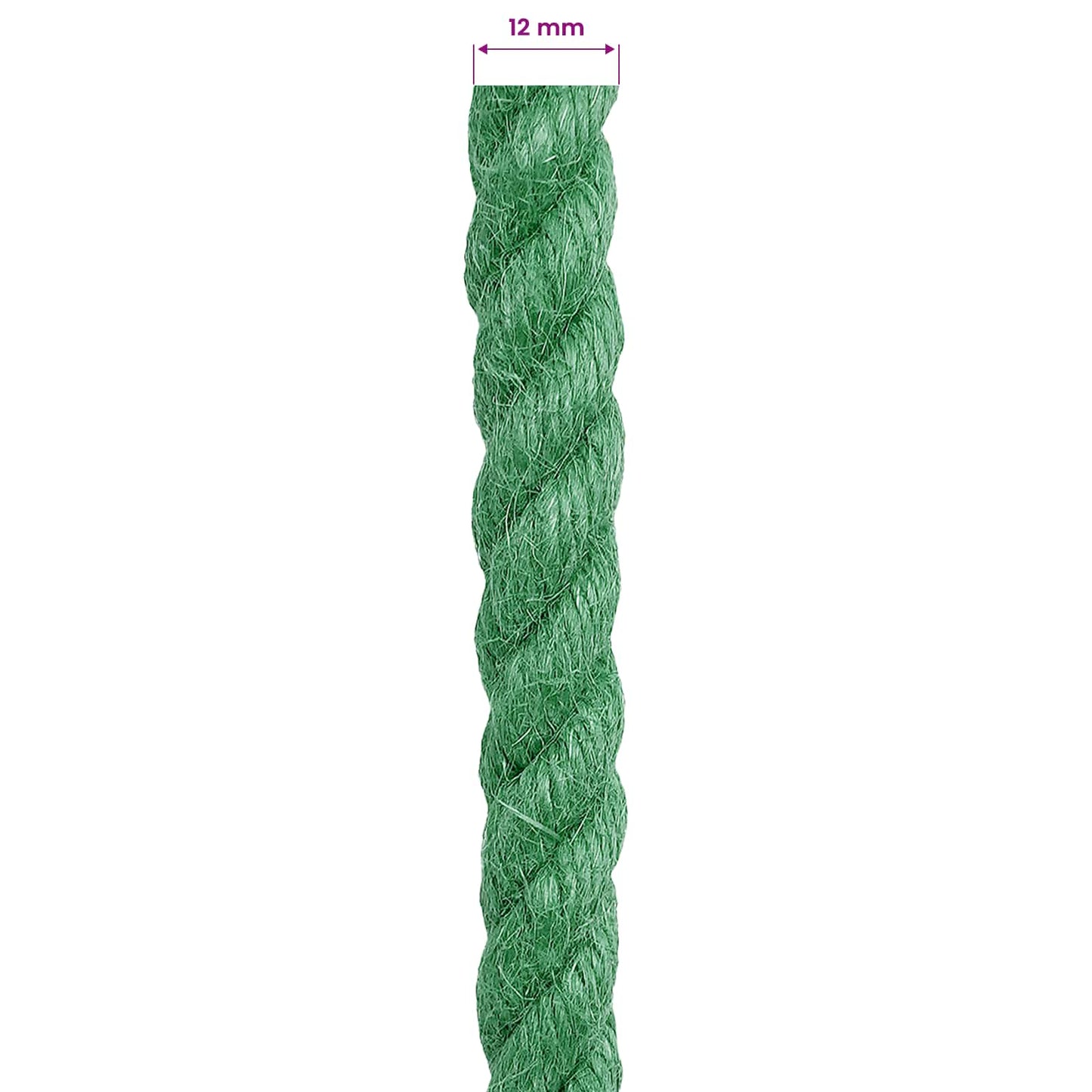 Jute Touw Groen 100% Tossa jute