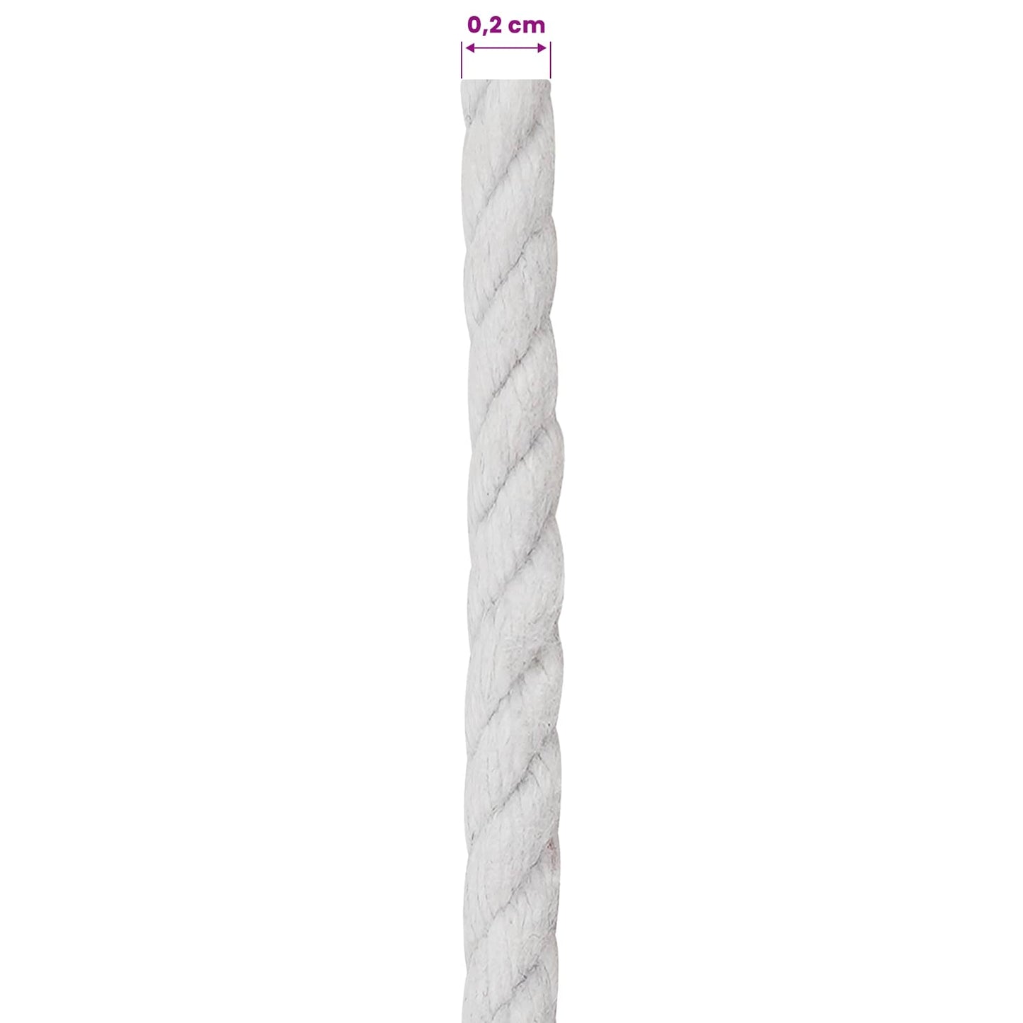 Touw 10 pcs Wit Katoen is nu te koop bij PeponiXL, paradijselijk wonen!