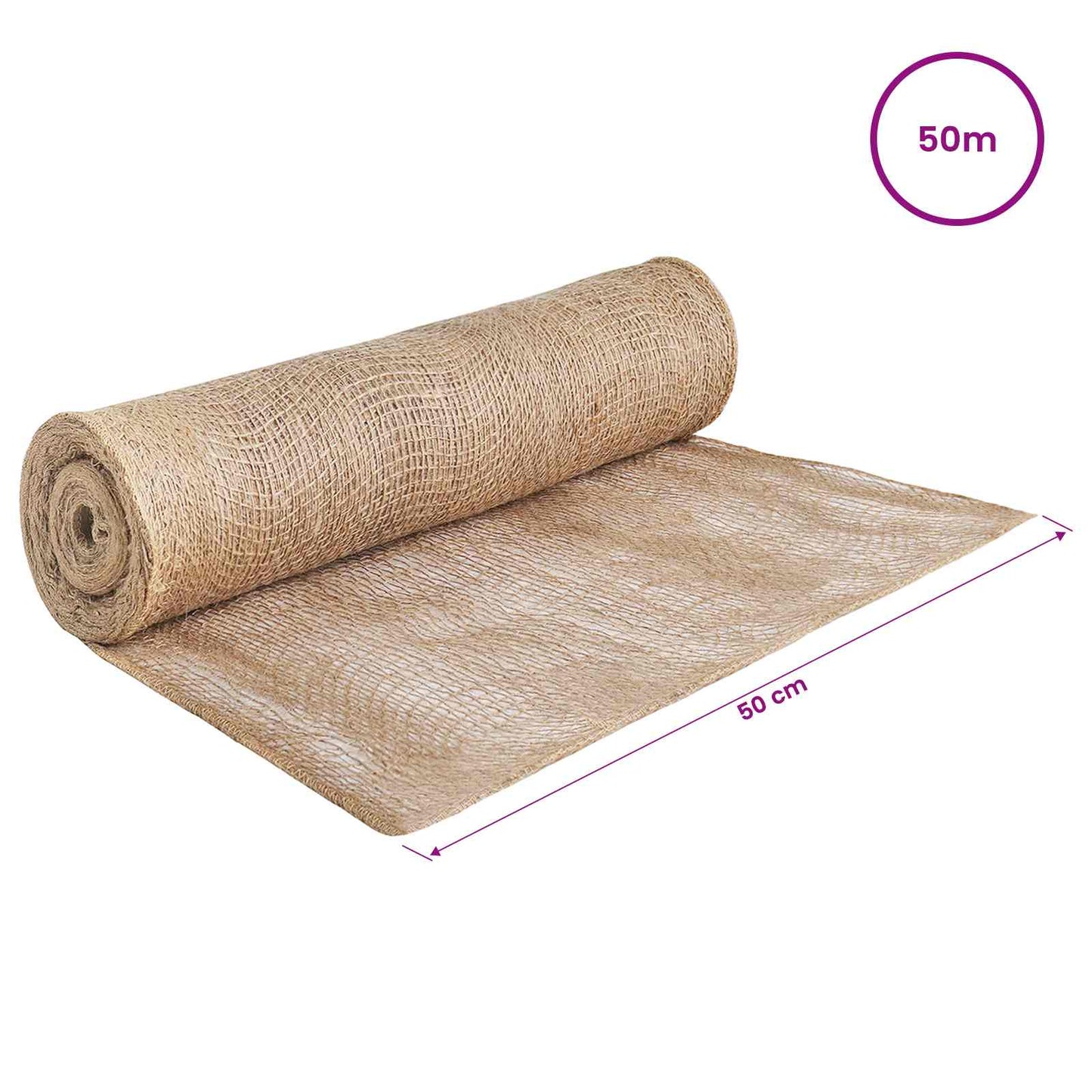 Jute Rol Naturel 50 x 5000 cm is nu te koop bij PeponiXL, paradijselijk wonen!