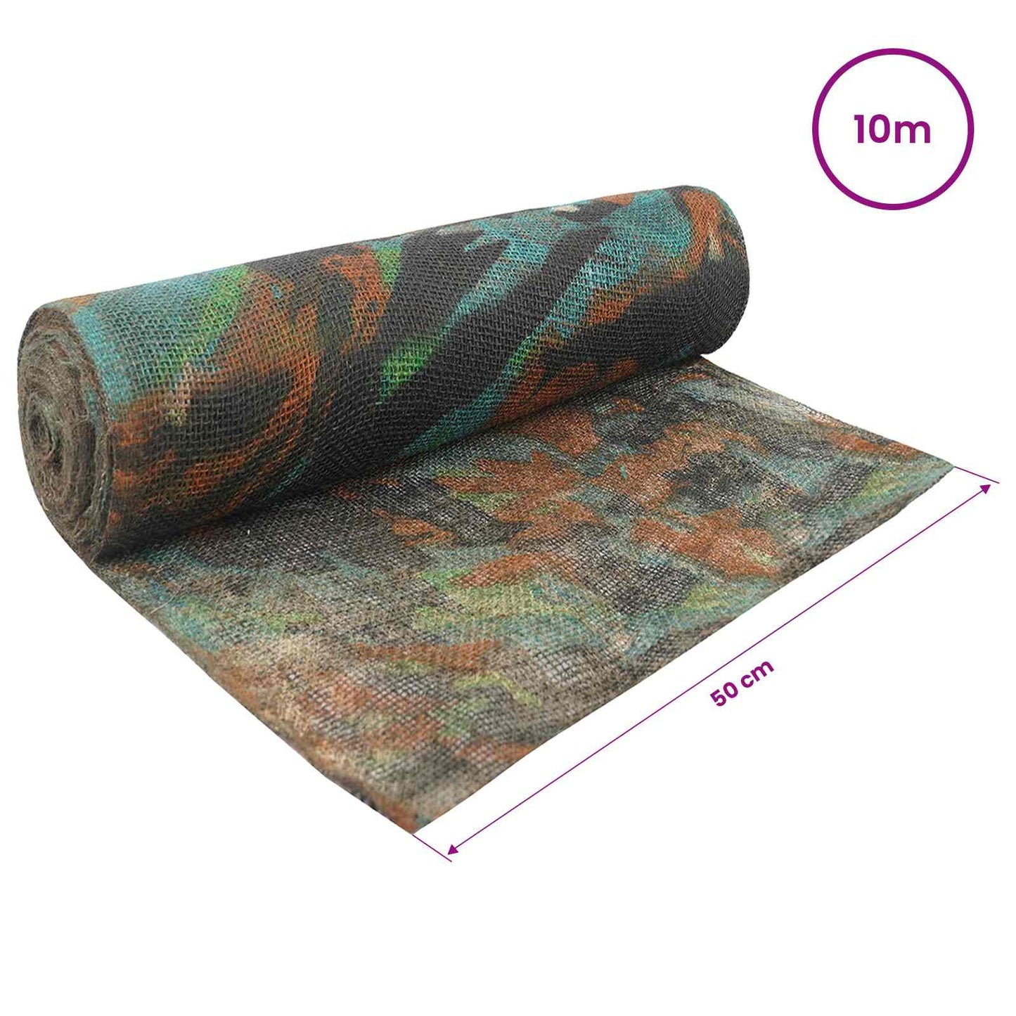 Jute Rol Camouflage 50 x 1000 cm is nu te koop bij PeponiXL, paradijselijk wonen!