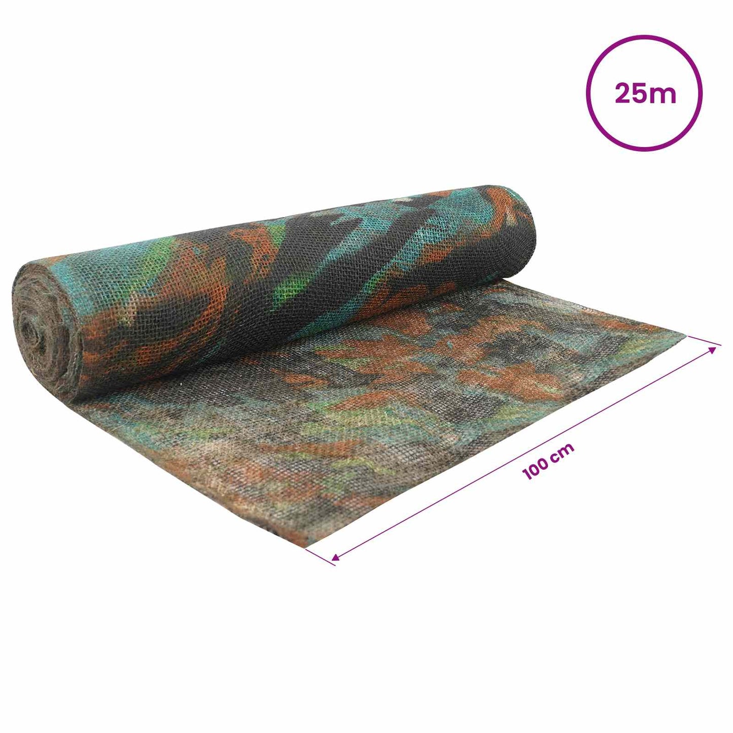 Jute Rol Camouflage 100 x 2500 cm is nu te koop bij PeponiXL, paradijselijk wonen!