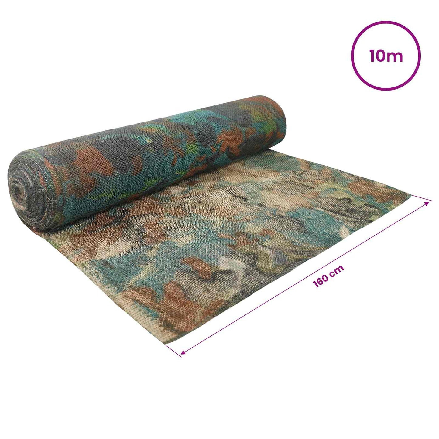 Jute Rol Camouflage 160 x 1000 cm is nu te koop bij PeponiXL, paradijselijk wonen!