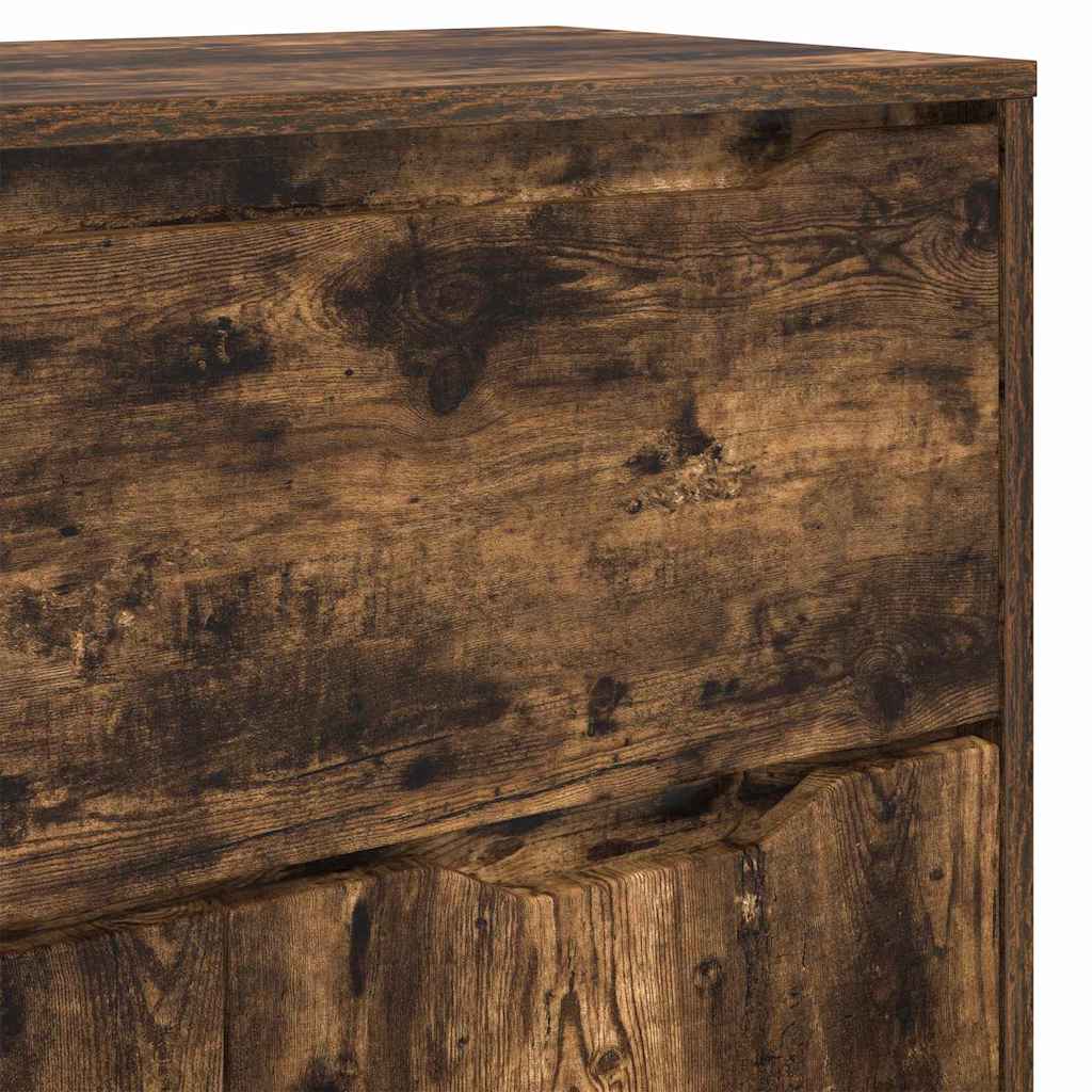 Badkamer Kast Gerookt eiken 72,5 x 36,5 x 100 cm Bewerkt hout is nu te koop bij PeponiXL, paradijselijk wonen!