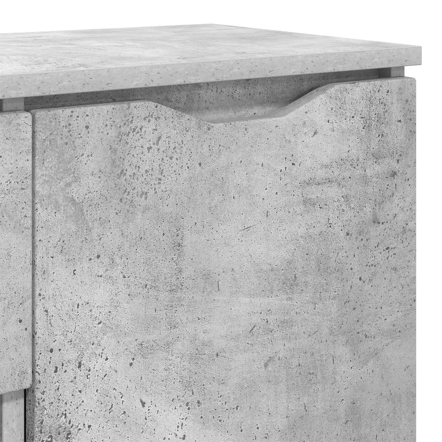 Dressoir met lade Beton Grijs 100 x 30 x 65,6 Bewerkt hout is nu te koop bij PeponiXL, paradijselijk wonen!